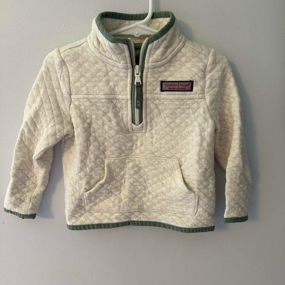 Vineyard Vines Kids Quilted Pullover